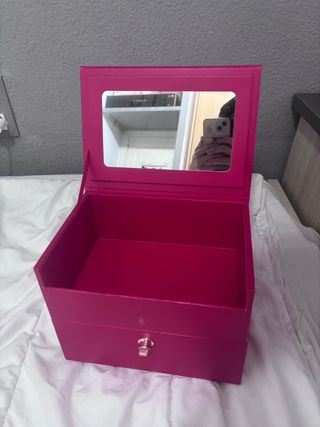 Joyero organizador rosa