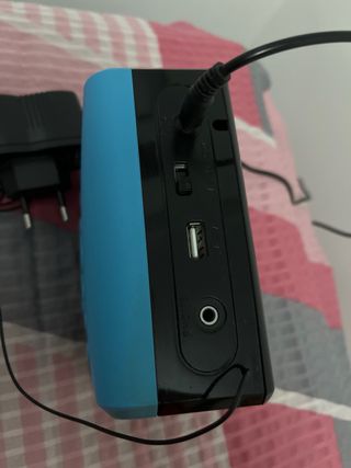 Radio Despertador Sunstech Azul