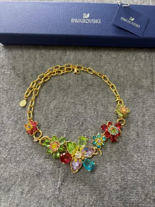 Collar Swarovski Idyllia Flores Multicolor