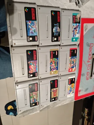 Lote Juegos Super Nintendo SNES