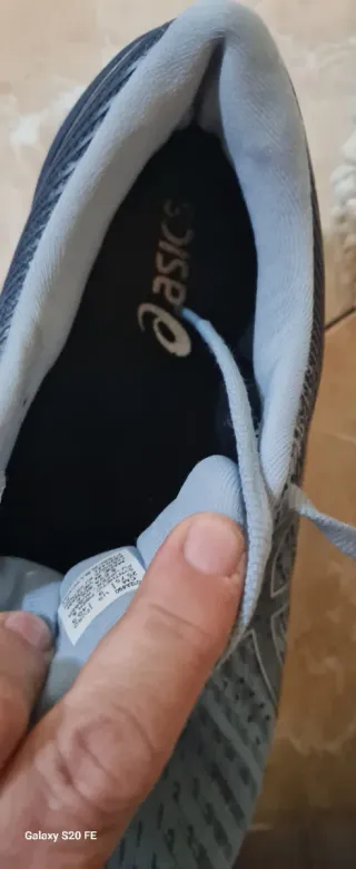 Zapatillas Asics Azules y Grises