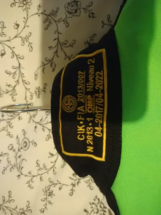 Mono Karting OMP Talla 46 Negro/Verde