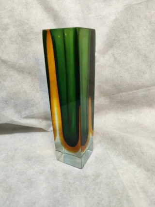 Vaso Murano Vetro Sommerso Anni '60