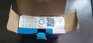 Teléfono Inalámbrico Alcatel F530 Blanco y Azul