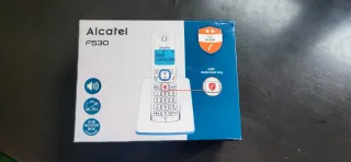 Teléfono Inalámbrico Alcatel F530 Blanco y Azul