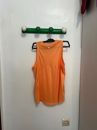 Camiseta Nike Naranja Tirantes
