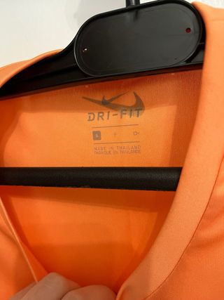 Camiseta Nike Naranja Tirantes
