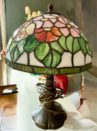Lampada Tiffany Vetro Colorato