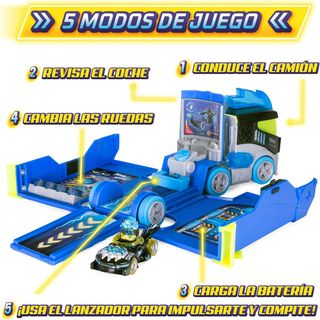 T-RACERS Turbo Truck – Camión de X-Racer con 1 pil