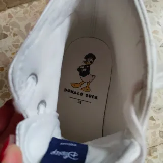 Botas Lefties Disney Donald Blanco y Amarillo