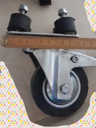 Ruedas de goma para maquinaria