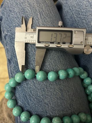 Collana pasta di turchese