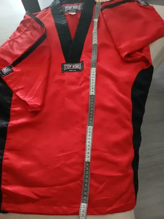 Kimono Taekwondo Top Ring Rojo