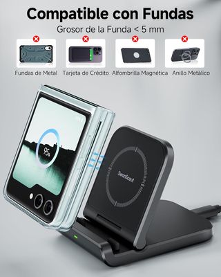 SwanScout Cargador Inalámbrico para Samsung Z Flip