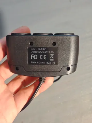 Cargador Coche USB y Encendedor