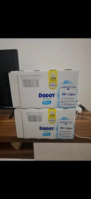 Toalhitas Dodot Pure Aqua 9×2=18