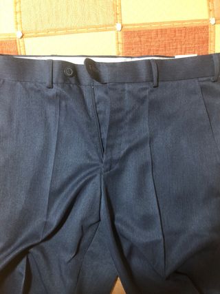 Pantalón azul vestir hombre nuevo talla M