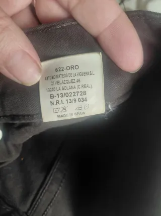 Pantalón Mathew's Jeans Talla 36 Marrón