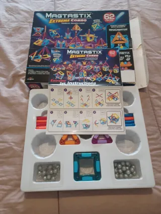 Juego Magtastix Extreme Combo 62 Piezas