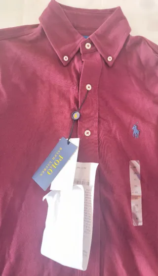 Polo Ralph Lauren Camisa Bordo Talla XS-S