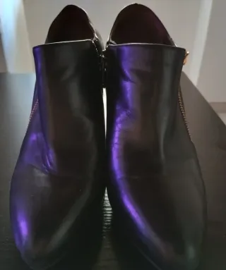 Stivaletti Nero Giardini neri con zip