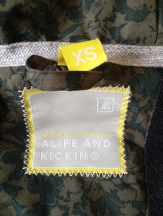 Abrigo impermeable invierno verde