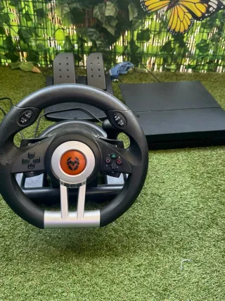 PS4 + Volante K-Wheel + FIFA 24