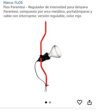 Lampada FLOS Parentesi Rossa (Ricambio)