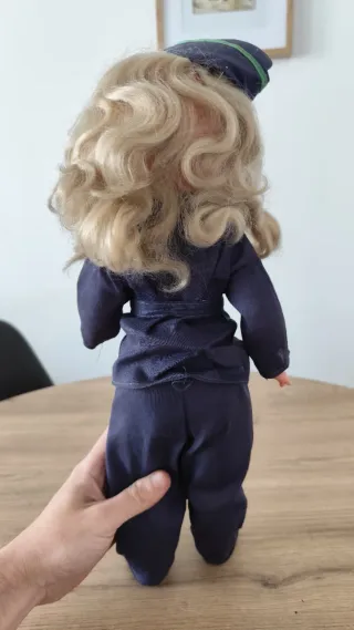 Muñeca Antigua Ejército del Aire