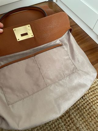 Bolso Michael Kors Marrón Dorado