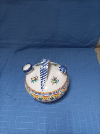 Juego de 4 piezas de cerámica decorada