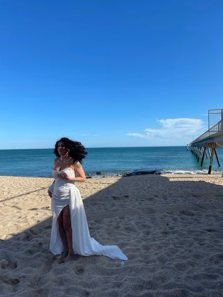 Vestido de Novia Blanco Corte Sirena