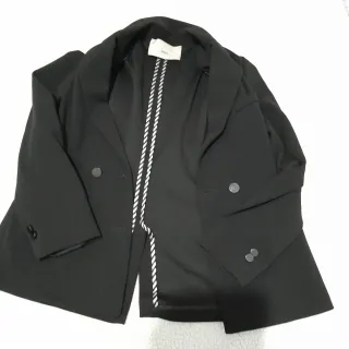 Giacca Blazer Merci Italia doppiopetto Nero Tg40It