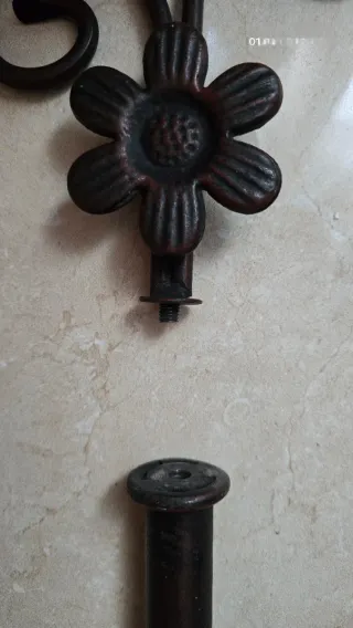 Barra de forja hecha a mano