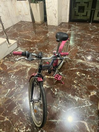 Bicicleta Joven Azul/Rosa