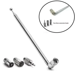 Antena Telescópica metalica para Radio FM