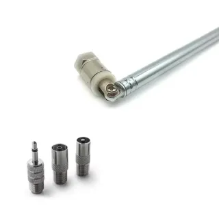 Antena Telescópica metalica para Radio FM