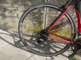 Bicicleta carretera Btwin cuadro carbono T55