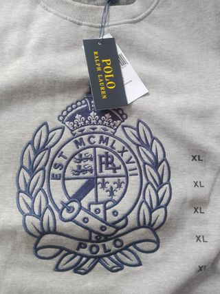 Sudadera Polo Ralph Lauren Gris XL