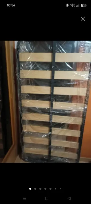 Somier completo lamas y metal 190×90 nuevo