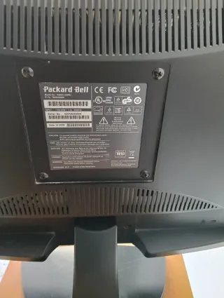 Monitor Packard Bell Negro