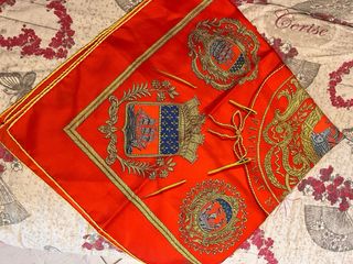 Foulard Hermes Rosso e Oro