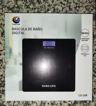Báscula de Baño Digital Euro Life
