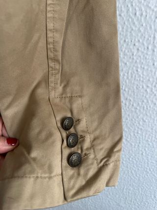 Americana beige hombre