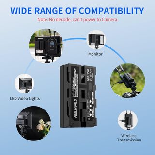 FEELWORLD batería recargable USB-C portátil