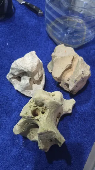 Filtro acuario sumergible rocas lampara