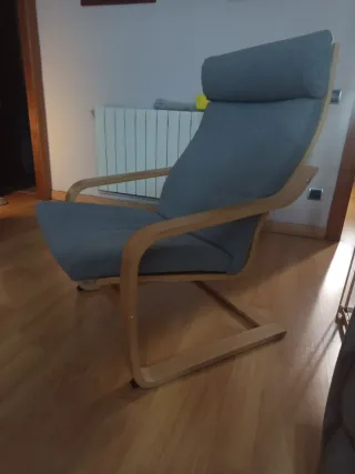 Butaca Poäng Ikea Madera Abedul