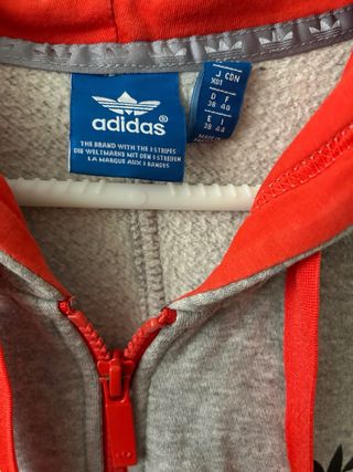Sudadera mujer ADIDAS con capucha y cremallera