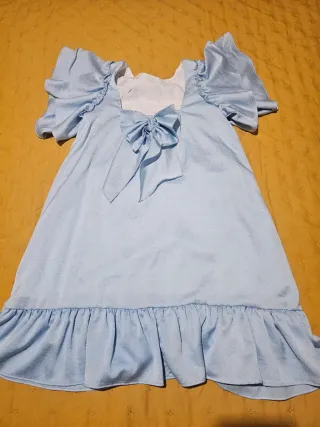 Vestido niña azul celeste 12 años