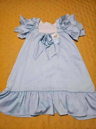 Vestido niña azul celeste 12 años